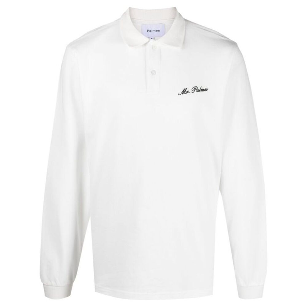 Palmes Men's Logo Organic Cotton Polo Shirt